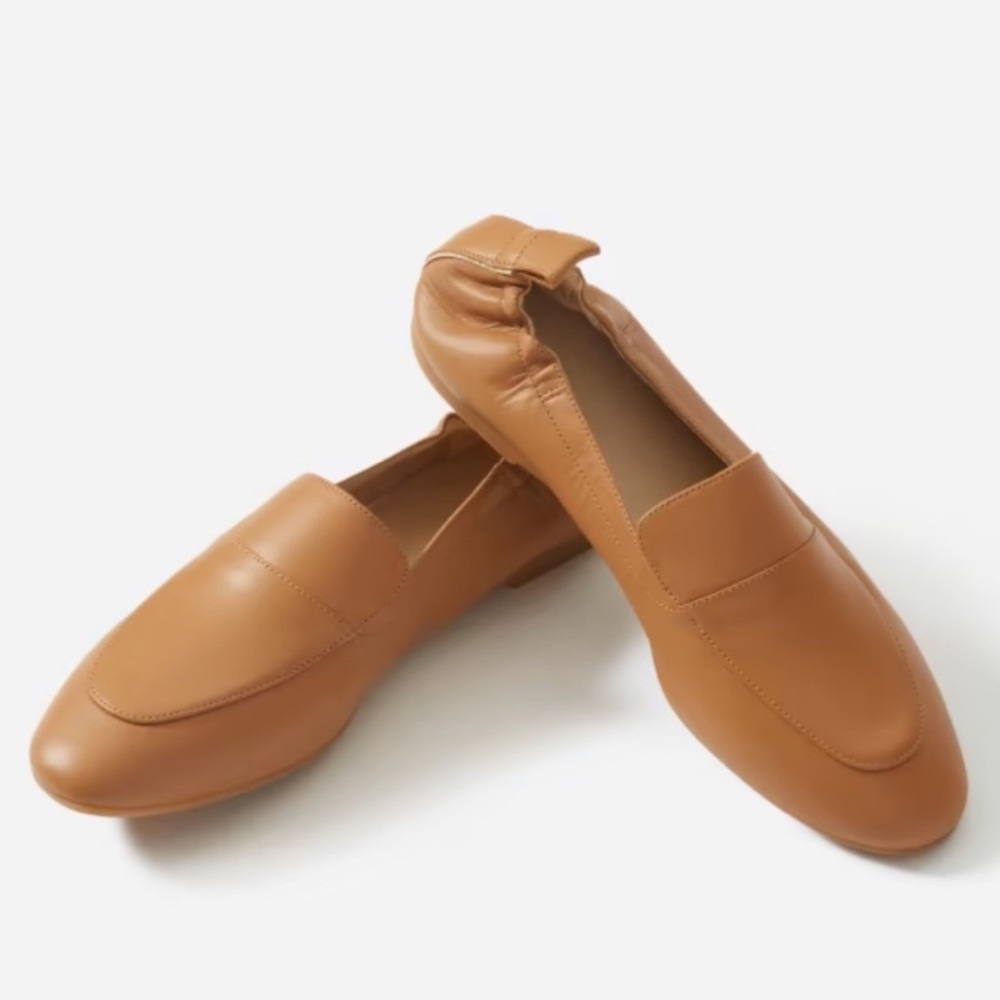 Everlane Women's Tan Leather Loafers